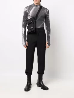 Hombre Helmut Lang Riñonera Con Bolsillo Plegable -Masculina Moda Tienda 18068074 38763565 1000