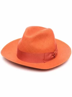 Hombre Borsalino Sombrero De Verano Con Detalle De Cinta