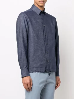 Hombre Corneliani Camisa Con Cordones En El Dobladillo -Masculina Moda Tienda 18171934 38838451 1000