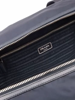 Hombre Prada Bolso De Viaje Re-Nylon Con Logo Triangular -Masculina Moda Tienda 18194769 38723146 1000
