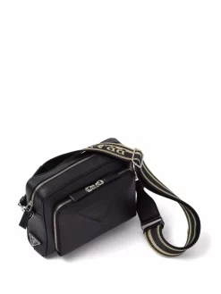 Hombre Prada Bolso Cuero Saffiano Con Logo En Relieve -Masculina Moda Tienda 18195293 38718247 1000