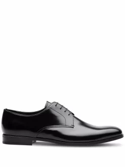 Hombre Prada Zapatos Derby De Piel