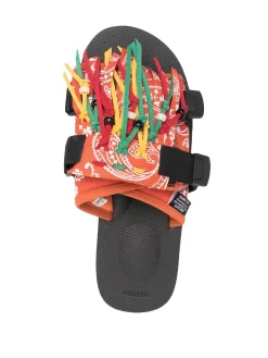 Hombre Alanui Sandalias Con Paneles Con Motivo De Bandana -Masculina Moda Tienda 18315007 39158182 1000