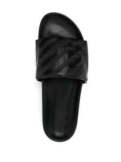 Hombre Off-White Sandalias A Rayas Diagonales -Masculina Moda Tienda 18322798 39305020 1000