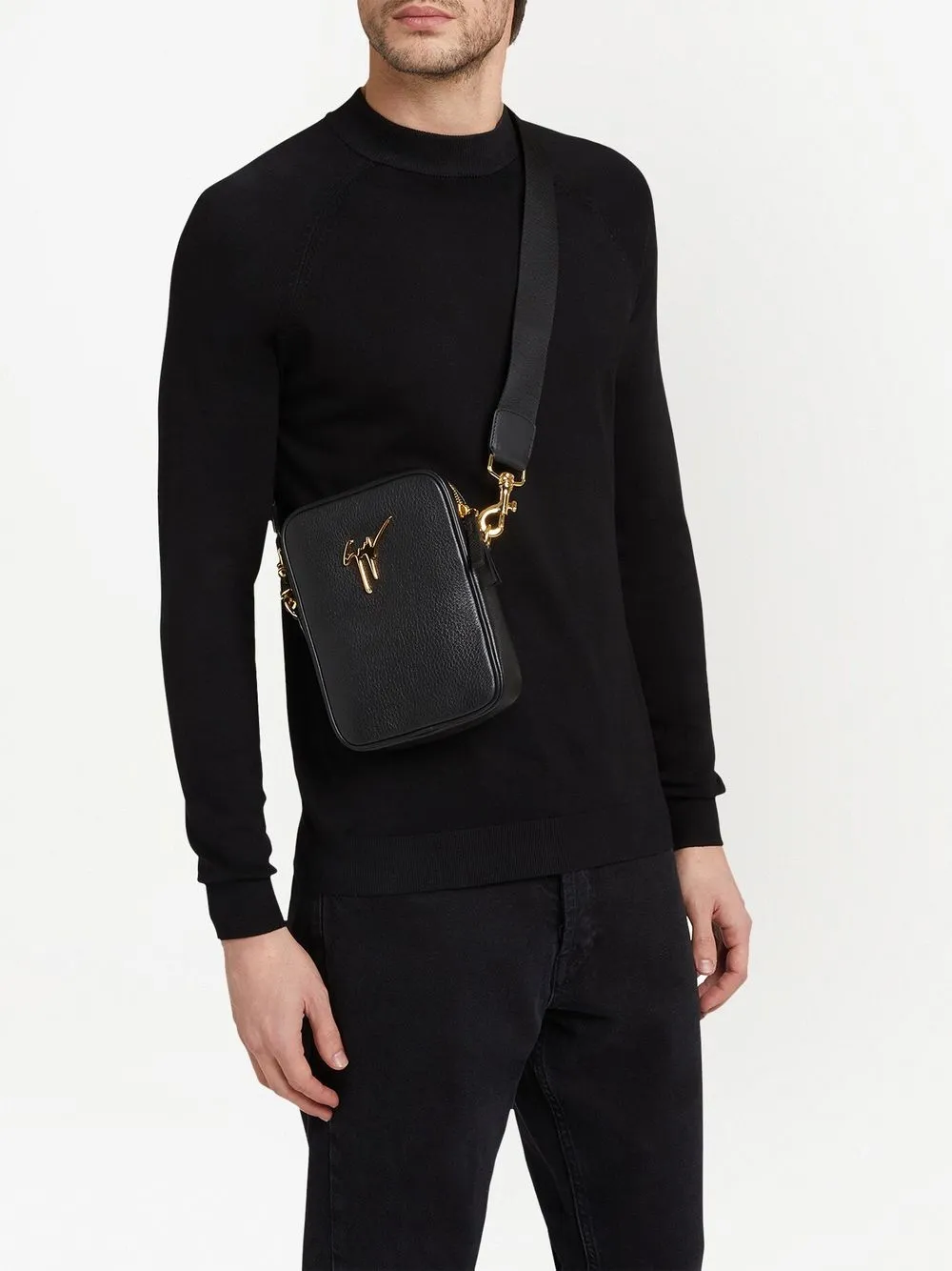 Hombre Giuseppe Zanotti Bolso Messenger Thoby Con Logo 4 Hombre Giuseppe Zanotti Bolso Messenger Thoby Con Logo - Imagen 2