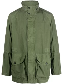 Hombre Stone Island Chaqueta Con Cremallera Y Logo