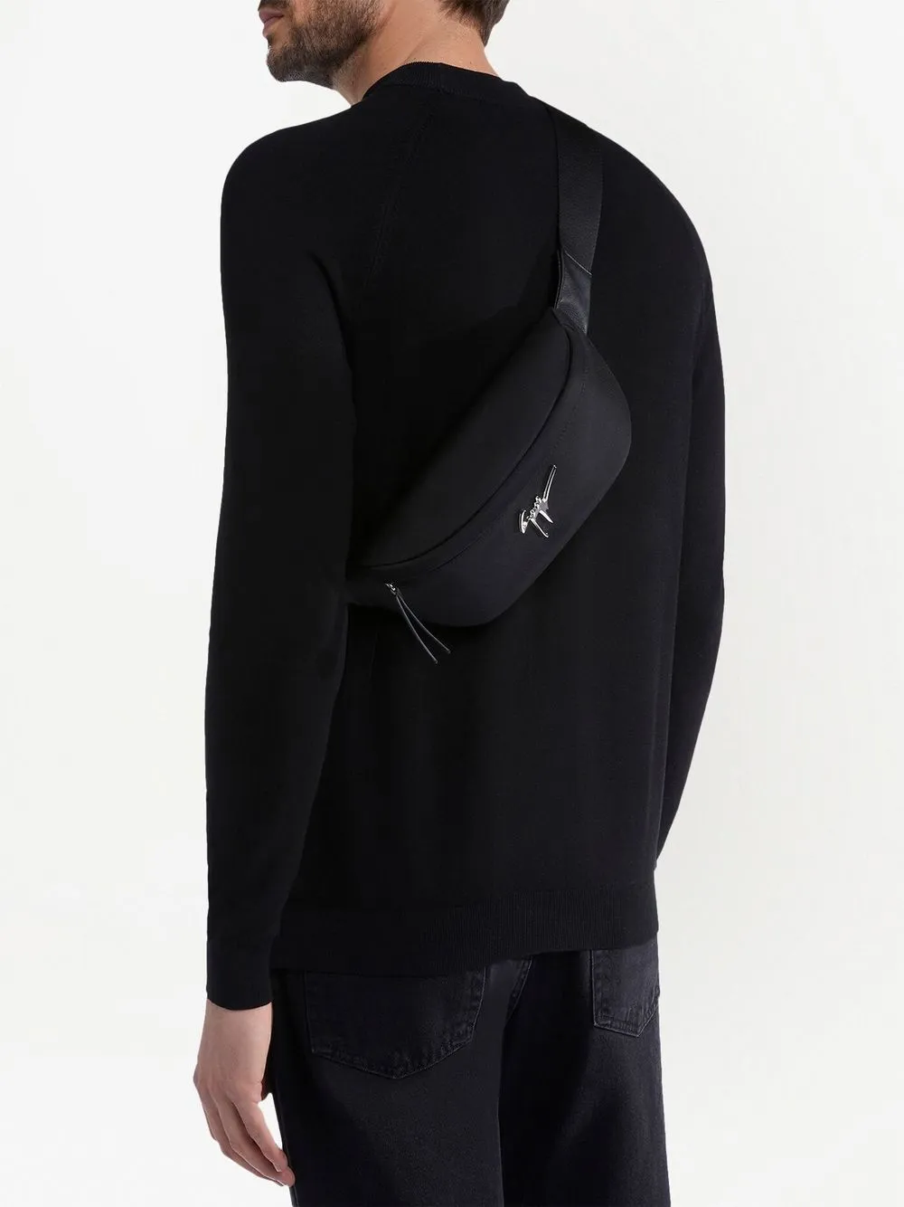 Hombre Giuseppe Zanotti Riñonera Mirto Con Placa Del Logo 4 Hombre Giuseppe Zanotti Riñonera Mirto Con Placa Del Logo - Imagen 2