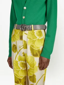 Hombre Gucci Cinturón GG Marmont Con Relieve -Masculina Moda Tienda 18476414 43296864 1000