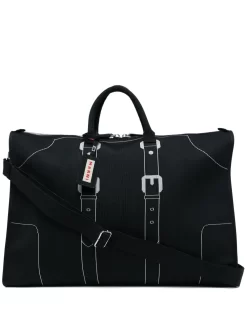 Hombre Marni Bolso De Viaje Con Parche Y Logo
