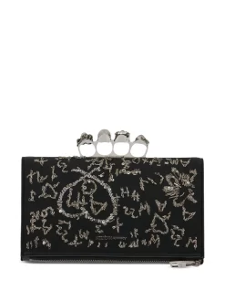 Hombre Alexander McQueen Bolso De Mano Skull Four-Ring Pequeño
