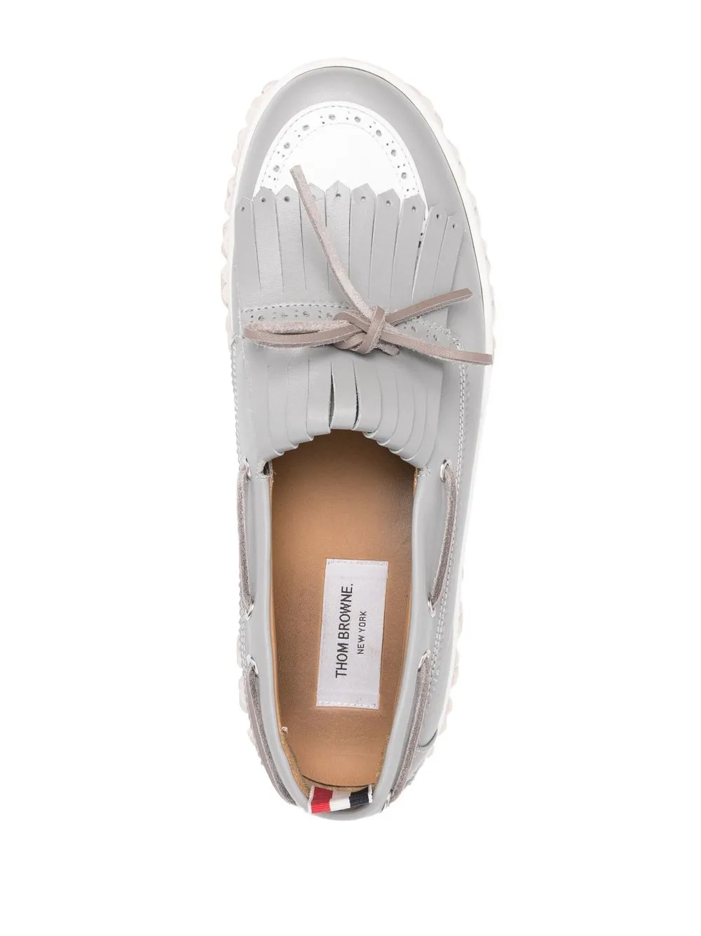 Hombre Thom Browne Zapatos Náuticos Con Ribete De Bucle 6 Hombre Thom Browne Zapatos Náuticos Con Ribete De Bucle - Imagen 4