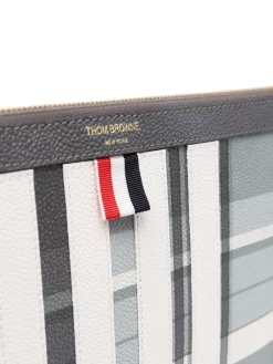Hombre Thom Browne Bolso De Mano Con Ribete De Bucle -Masculina Moda Tienda 18590185 40495168 1000