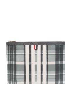 Hombre Thom Browne Bolso De Mano Con Ribete De Bucle
