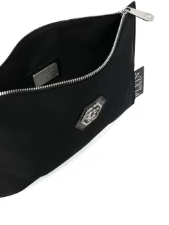 Hombre Philipp Plein Bolso De Mano Con Placa Del Logo -Masculina Moda Tienda 18603855 40227187 1000