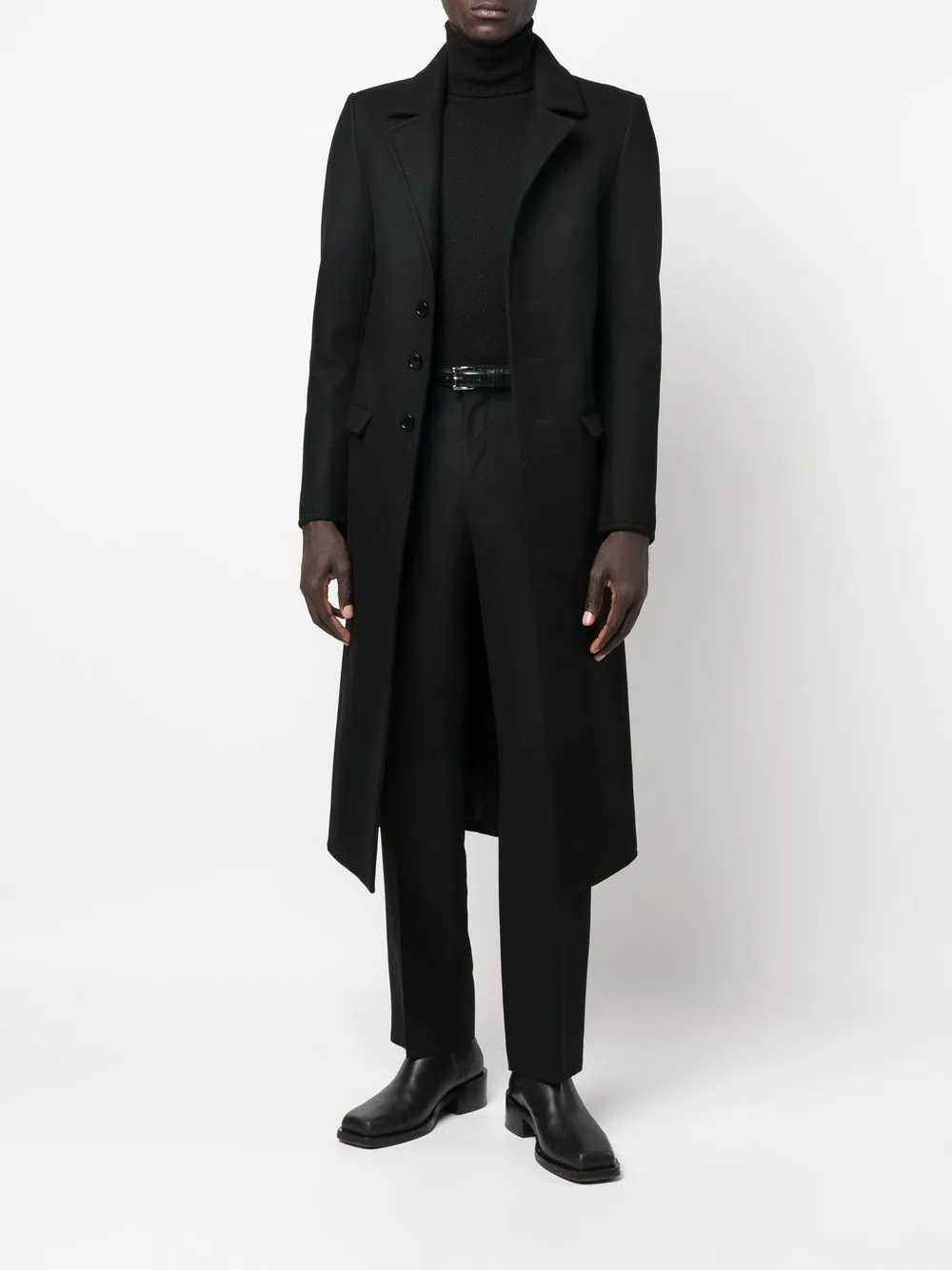 COURREGES Hombre Courrèges Abrigo Con Botones Y Cinturón 4 COURREGES Hombre Courrèges Abrigo Con Botones Y Cinturón - Imagen 2