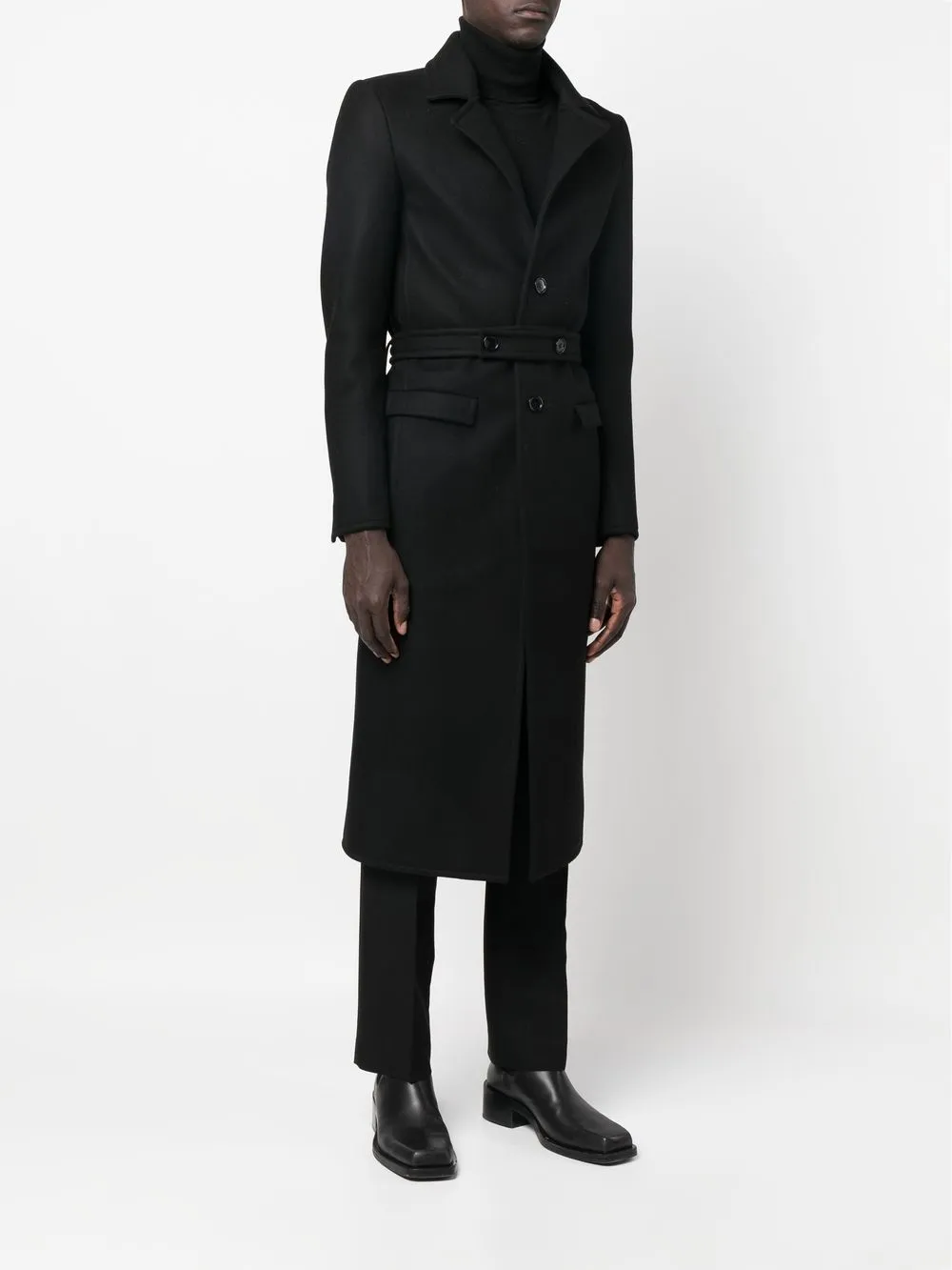 COURREGES Hombre Courrèges Abrigo Con Botones Y Cinturón 5 COURREGES Hombre Courrèges Abrigo Con Botones Y Cinturón - Imagen 3