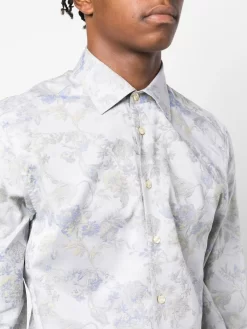 Hombre ETRO Camisa Con Motivo Floral -Masculina Moda Tienda 18644870 40375314 1000