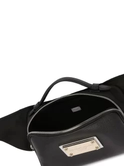 Hombre Dolce & Gabbana Riñonera Con Placa Del Logo -Masculina Moda Tienda 18664768 40420110 1000