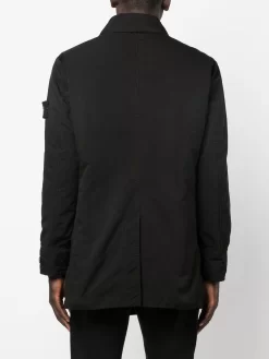 Hombre Stone Island Chaquetón Asimétrico Con Cierre De Botón -Masculina Moda Tienda 18677990 40445839 1000