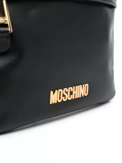 Hombre Moschino Bolso Messenger Con Placa Del Logo -Masculina Moda Tienda 18698191 40469758 1000