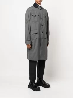 Hombre Sacai Abrigo Con Botones 9 Hombre Sacai Abrigo Con Botones -Masculina Moda Tienda 18773546 41054937 1000