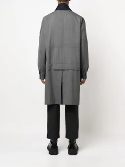 Hombre Sacai Abrigo Con Botones 10 Hombre Sacai Abrigo Con Botones -Masculina Moda Tienda 18773546 41055797 1000