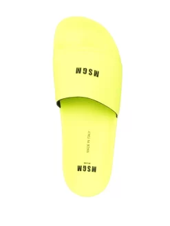 Hombre MSGM Sandalias Con Logo Estampado -Masculina Moda Tienda 18813464 43806123 1000