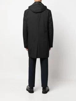 Hombre Moorer Abrigo Con Capucha Y Botones -Masculina Moda Tienda 18824077 41035575 1000