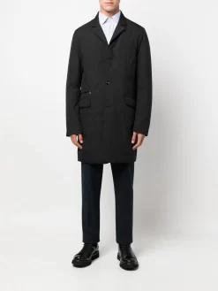 Hombre Moorer Abrigo Con Capucha Y Botones -Masculina Moda Tienda 18824077 41035576 1000