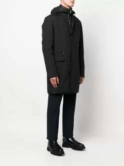 Hombre Moorer Abrigo Con Capucha Y Botones -Masculina Moda Tienda 18824077 41035579 1000