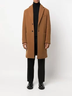 Hombre Barena Abrigo Con Botones -Masculina Moda Tienda 18825074 40890932 1000