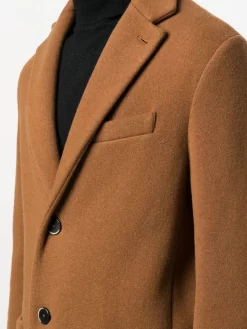 Hombre Barena Abrigo Con Botones -Masculina Moda Tienda 18825074 40890935 1000