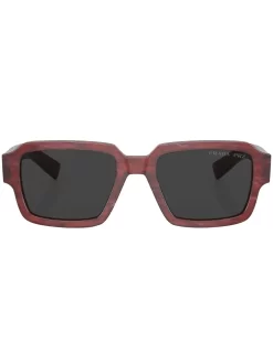 Hombre Prada Eyewear Gafas De Sol Con Montura Cuadrada Y Logo