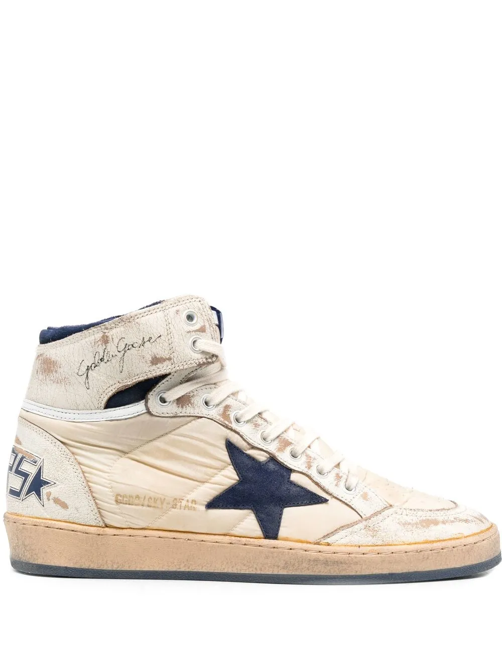Hombre Golden Goose Zapatillas Altas Superstar 3 Hombre Golden Goose Zapatillas Altas Superstar