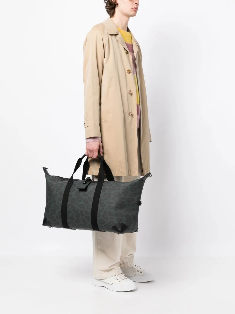 Hombre Mulberry Bolso De Viaje Con Estampado De Leopardo 4 Hombre Mulberry Bolso De Viaje Con Estampado De Leopardo - Imagen 2