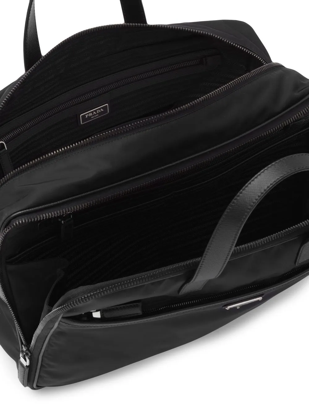Hombre Prada Maletín Con Logo Triangular 7 Hombre Prada Maletín Con Logo Triangular - Imagen 5