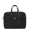 Hombre Prada Maletín Con Logo Triangular -Masculina Moda Tienda 18927423 41326163 1000