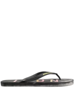 Hombre Dsquared2 Chanclas Con Logo Icon
