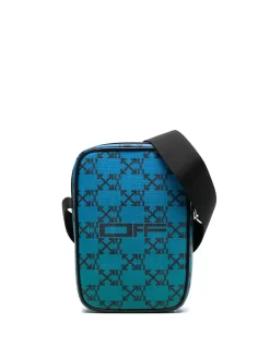 Hombre Off-White Bolso Messenger Con Monograma