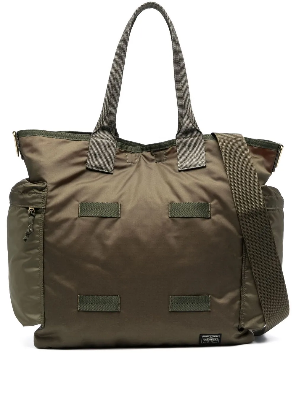 Hombre Porter-Yoshida & Co. Bolso Shopper Con Parche Del Logo 3 Hombre Porter-Yoshida & Co. Bolso Shopper Con Parche Del Logo