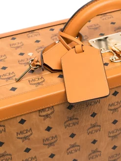 Hombre MCM Maleta Con Estampado Visetos Mediano -Masculina Moda Tienda 19042784 44044318 1000