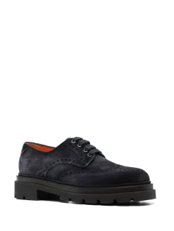 Hombre Santoni Zapatos Derby Con Detalles De Vestir -Masculina Moda Tienda 19076767 42055110 1000