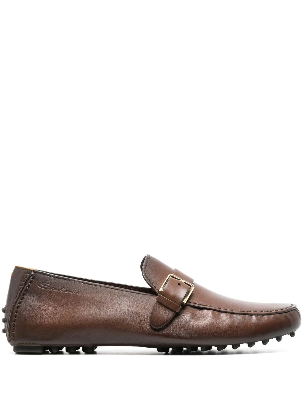 Hombre Santoni Mocasines Con Detalle De Hebilla 3 Hombre Santoni Mocasines Con Detalle De Hebilla