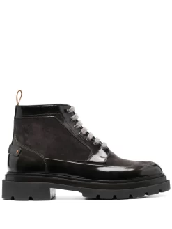 Hombre Santoni Botas Con Cordones