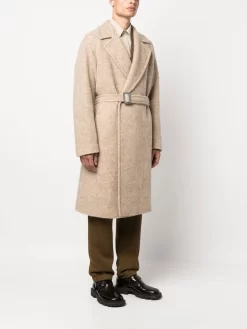 Hombre Hevo Abrigo Brindisi Con Cinturón -Masculina Moda Tienda 19098117 42096950 1000