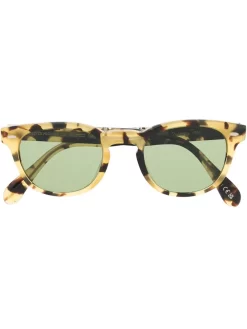Hombre Oliver Peoples Gafas Sheldrake 1950 Con Montura Redonda