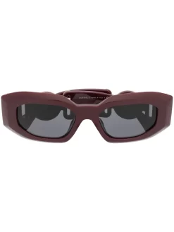 Hombre Versace Eyewear Gafas De Sol Medusa Head Con Montura Cuadrada