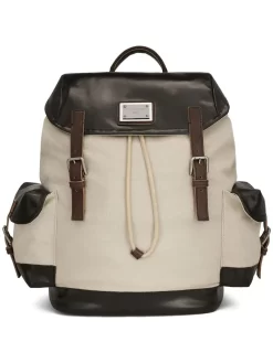 Hombre Dolce & Gabbana Mochila Con Parche Del Logo