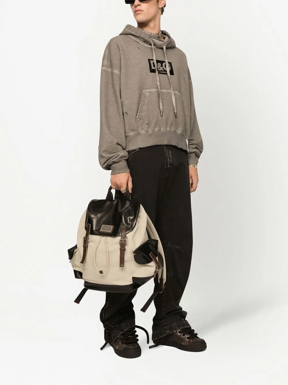 Hombre Dolce & Gabbana Mochila Con Parche Del Logo 4 Hombre Dolce & Gabbana Mochila Con Parche Del Logo - Imagen 2