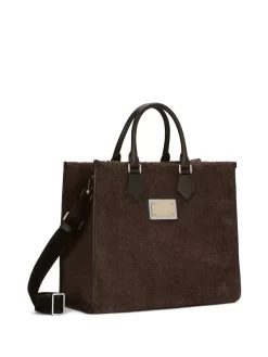 Hombre Dolce & Gabbana Bolso Shopper Con Placa Del Logo -Masculina Moda Tienda 19173157 43485569 1000